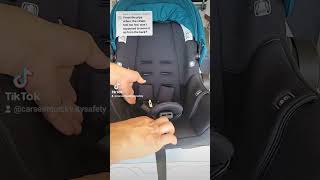 Nuna Pipa Urbn Infant Seat Adjusting Shoulder Straps Car Seat Quicky [upl. by Iat]