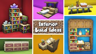 50 Minecraft Interior Design Build Ideas [upl. by Bradford]