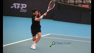 Dominic Thiem in Brisbane qualifying [upl. by Alicea307]