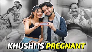 KHUSHI IS PREGNANT 🤰  FAMILY REACTION [upl. by Emery]