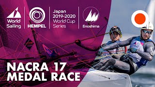 Nacra 17 Medal Race  Hempel World Cup Series Enoshima 2019 [upl. by Cid291]