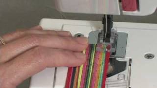 Janome Sew Mini Sewing Machine Part 3  Sewing [upl. by Kitarp]