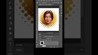 create halftone effect in Photoshop photoshoptutorial halftone effects [upl. by Veats]