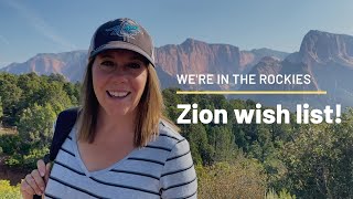 What to Pack For Zion National Park [upl. by Hurley]