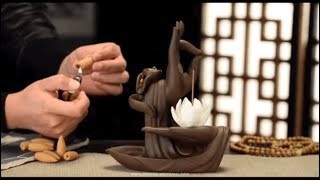 How to burn incense ❹❺ Coil incense incense spirals [upl. by Liew]