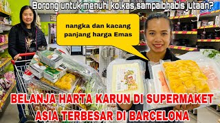 BELANJA HARTA KARUN DI SUPERMARKET ASIA NEMU NANGKA HARGA KYK EMAS 😂MENUHI KOLKAS LAGI 🛒 [upl. by Enaoj]