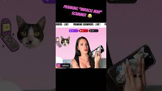 Pranking “Miracle Man” Scammer Part 3 😂 irlrosie [upl. by Acnaiv]