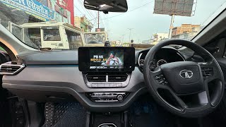 Hypersonic 123inch XL series Android fitted in Tata Harrier XT plus 2021 model with CANBUS [upl. by Rramaj581]