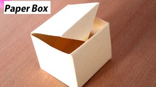 DIY  How To Make Paper Box That Opens And Closes  Paper Gift Box Origami [upl. by Toney]