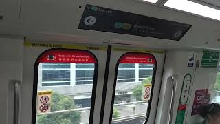 SMRT Trains R151 Changchun Alstom Movia  Commonwealth to Buona Vista EastWest MRT Line [upl. by Lach]