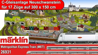 Märklin Modellbahnanlage für 1718 Züge und Märklin Neuheiten 2024 [upl. by Aronas]