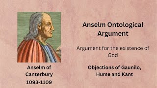 Anselm Ontological Argument for the existence of God  UrduHindi [upl. by Hardin]