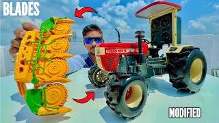 RC Swaraj Tractor Upgrade With Harvester Machine  Chatpat toy TV [upl. by Aldo]