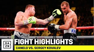 HIGHLIGHTS  Canelo vs Sergey Kovalev [upl. by Allerim]