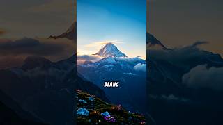 Amazing Facts About Mont Blanc amazingfacts facts travel funfacts [upl. by Noitna]