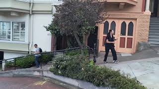 LOMBARD STREET EN SAN FRANCISCO CALLE CON OCHO CURVAS INCLINADAS [upl. by Jacquelyn]