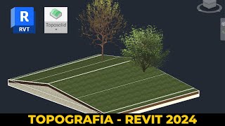 Revit 2024 Toposólido  Como fazer topografia [upl. by Tahp]