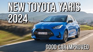 NEW TOYOTA YARIS 2024  IMPROVED AND IT IMPRESSES  TEST DRIVE AND FIRST IMPRESSIONS  REVIEW [upl. by Ielhsa]