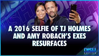 TJ Holmes and Amy Robach Exes Marilee Fiebig and Andrew Shue Share Cozy Throwback Selfie from 2016 [upl. by Ennasor]