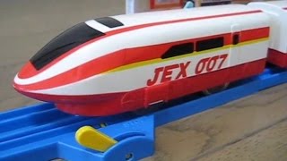 旧トミー プラレール リニアモーターカーJEX007 Tomy Plarail LINEAR MOTOR CAR [upl. by Vitia]