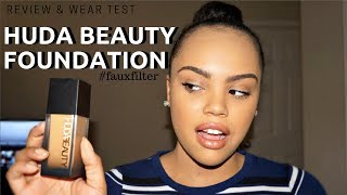 Huda Beauty FAUXFILTER Foundation Review  340G Baklava [upl. by Hanauq]