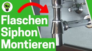 Flaschensiphon Montieren Waschbecken ✅TOP ANLEITUNG Wie Design amp Tassengeruchsverschluss Einbauen [upl. by Itraa657]