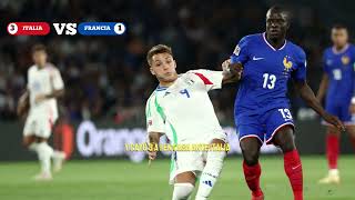 FRANCIA vs ITALIA 13  GOLES y RESUMEN del PARTIDO  UEFA NATIONS LEAGUE 2024 [upl. by Eibbil]