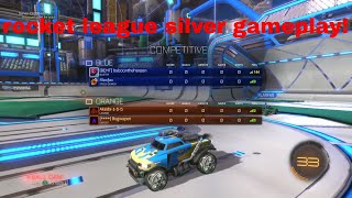 Rocket League  Ranked 2v2  Silver Gameplay [upl. by Imena]