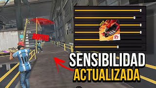 ✅ SENSIBILIDAD ACTUALIZADA⚙️Para dar TODO ROJO en FREE FIRE [upl. by Atilrak702]