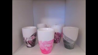 Caneca decorada com esmalte [upl. by Adnerb]