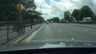 Millbrook Roundabout from M271 1st exit to Millbrook Park Southampton Driving Test Route Help [upl. by Htebi]