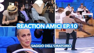 Passo a due INGUARDABILE  Reaction pomeridiano Amici ep10 [upl. by Htnnek]