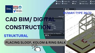 STR03 Placing Sloof Kolom dan Ringalk [upl. by Eidassac]