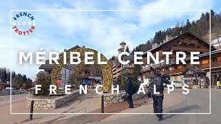 French Alps Winter Walk 🇫🇷 Meribel Centre with LoFi music HD GoPro 3 valleys lodges chalets [upl. by Orhtej410]