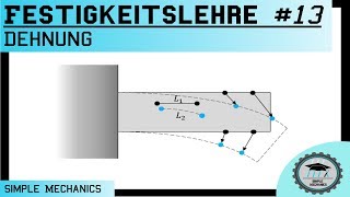 Festigkeitslehre 13 Dehnung  So geht´s [upl. by Marsiella]