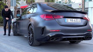 2024 Mercedes C63 S AMG  NEW Drive Review Interior Exterior Sound [upl. by Atilehs]