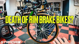 How to Fix Squeaking Squealing Rim Brakes Quick bike brake toein the easy way [upl. by Amalbergas249]