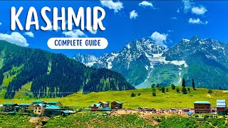 Kashmir Tour Complete Guide  All Information About Kashmir Trip [upl. by Elam]