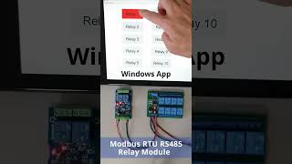 Modbus RTU RS485 Relay Module [upl. by Millur830]