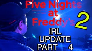 HALF WAY DONE FNAF 2 IRL Part 4 [upl. by Alusru782]