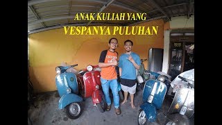 kolektor vespa muda dari semarang [upl. by Eerased929]