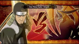 Naruto Shippuden Ultimate Ninja Storm 3 Third Hokage vs Nine Tails Boss [upl. by Jammal]