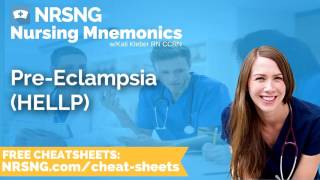 Pre Eclampsia HELLP Nursing Mnemonics Nursing School Study Tips [upl. by Wimsatt47]