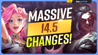 NEW PATCH 145 CHANGES MASSIVE Update  League of Legends [upl. by Arv157]