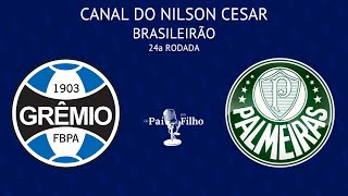 GRÊMIO x PALMEIRAS COM FAUSTO FAVARA  BRASILEIRÃO  24ª RODADA  AO VIVO [upl. by Mccullough]