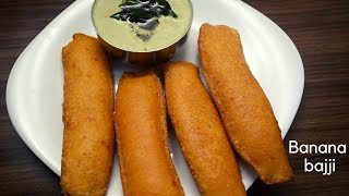 Banana bhaji recipe అరటిపండు భాజీ రెసిపీ [upl. by Ylrebmit]