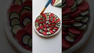 Ratatouille cookie🍅🥒 recipes and supplies linked in my bio cookiedecorating asmr oddlsatisfying [upl. by Raimondo]