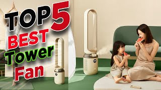 ✌️ TOP 5 Best Bladeless Fan Tower ✔️ Bladeless Tower Fan Review [upl. by Sidonie979]