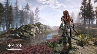 Horizon Zero Dawn Remastered  Relaxing Ambient Walking  4K Max Graphics [upl. by Analed]