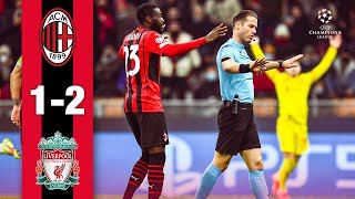 Tomoris goal is not enough  AC Milan 12 Liverpool  Highlights Champions League [upl. by Lilllie]